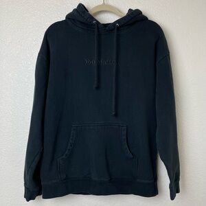 You Matter Demetrius Harmon Special Edition Black Monochrome Embroidered Hoodie